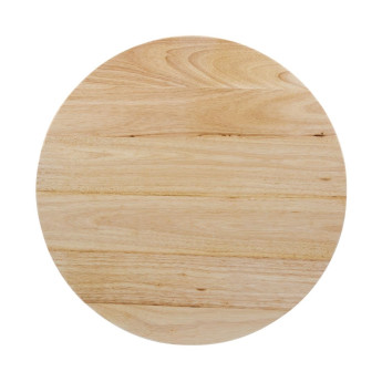 Bolero Pre-drilled Round Tabletop Natural 600mm - Click to Enlarge