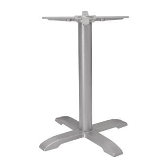 Bolero Cast Iron Table Base Grey - Click to Enlarge