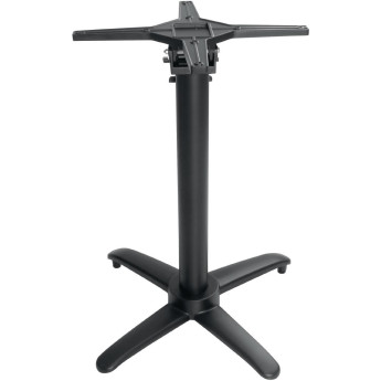 Bolero Aluminium Flip Top Table Base Black - Click to Enlarge