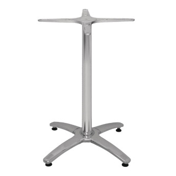 Bolero Aluminium Four Leg Table Base - Click to Enlarge