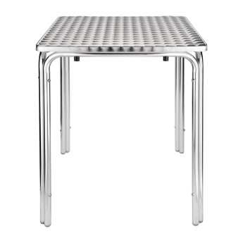 Bolero Steel and Aluminium Square Leg Table 600mm - Click to Enlarge