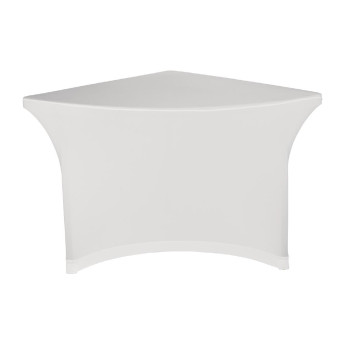 ZOWN XLCorner Table Stretch Cover White - Click to Enlarge