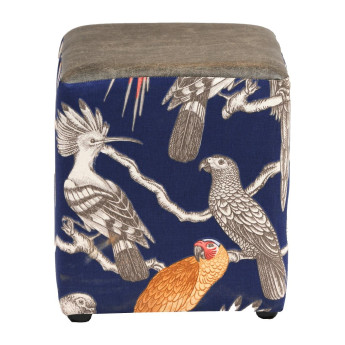 Aviary Cube Ash Stool Marine (Pack of 2) - Click to Enlarge