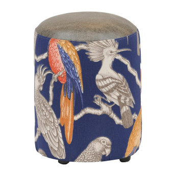 Aviary Cylinder Ash Stool Marine (Pack of 2) - Click to Enlarge