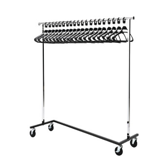 Bolero Garment Rail with 20 Hangers - Click to Enlarge