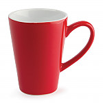 Olympia Cafe Latte Cups Red 340ml (Pack of 12)