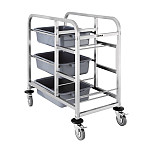 Vogue Stainless Steel Bussing Trolley