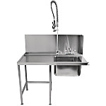 Classeq Pass-Through Dishwasher Table with Spray Mixer T11SENL