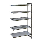 Cambro Camshelving Basics Plus Add-On Unit 5 Tier With Vented Shelves 2140H x 540D mm