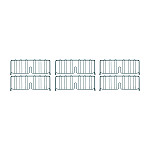 Metro Super Erecta Shelf Dividers 610 x 203mm (Pack of 4)