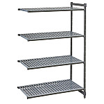 Cambro Camshelving Basics Plus Add-On Unit 4 Tier With Vented Shelves 1830(H) x 460(D)mm
