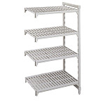 Cambro Camshelving Premium 4 Tier Add On Unit 1830H x 460D mm