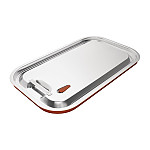 Vogue Stainless Steel and Silicone Sealable 1/1 Gastronorm Lid