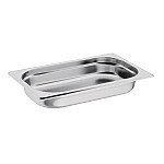 Vogue Stainless Steel 1/4 Gastronorm Pan 40mm