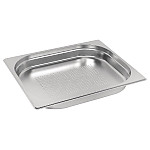 Vogue Stainless Steel Perforated 1/2 Gastronorm Pan 40mm