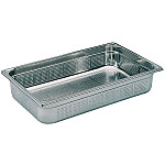 Matfer Bourgeat Stainless Steel Perforated 1/1 Gastronorm Pan 100mm