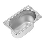 Vogue Heavy Duty Stainless Steel 1/9 Gastronorm Pan 100mm