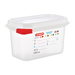 Araven Polypropylene 1/9 Gastronorm Food Storage Container 1Ltr (Pack of 4)