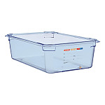 Araven ABS Food Storage Container Blue GN 1/1 150mm