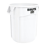 Rubbermaid Round Brute Container 75.7Ltr Container White