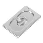 Vogue Heavy Duty Stainless Steel 1/9 Gastronorm Pan Lid