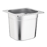 Vogue Stainless Steel 1/6 Gastronorm Pan 150mm