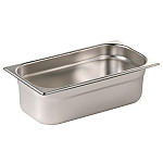 Vogue Stainless Steel Gastronorm Pan Set 5 x 1/3 & 1 x 1/2