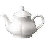 Churchill Buckingham White Teapots 600ml (Pack of 4)