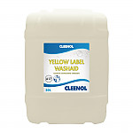 Cleenol Yellow Label Wash Aid Dishwasher Detergent 20Ltr