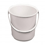 Jantex Plastic Bucket White 8Ltr