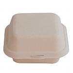 eGreen Eco-Fibre Compostable Wheat Burger Boxes (Pack of 500)