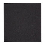 Fiesta Recyclable Cocktail Napkin Black 24x24cm 2ply 1/4 Fold (Pack of 4000)