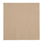 Fiesta Recyclable Recycled Lunch Napkin Kraft 33x33cm 2ply 1/4 Fold (Pack of 2000)