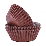 PME Block Colour Cupcake Cases Chocolate, Pack of 60