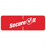 SecureIt Tamper-Resistant Removable Food Packaging Labels Small (Pack of 2 x 250)