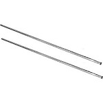 Vogue Chrome Upright Posts 1270mm (Pack of 2)