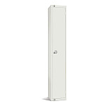 Elite Single Door 450mm Deep Lockers White