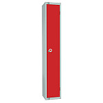 Elite Single Door 450mm Deep Lockers Red