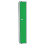 Elite Single Door 450mm Deep Lockers Green