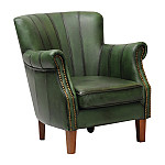 Lancaster Leather Chair Green