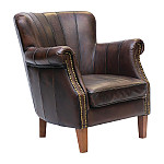 Lancaster Leather Chair Brown