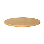 Werzalit Pre-drilled Round Table Top Planked Beech 600mm