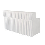 ZOWN Buffet Table Paramount Cover White