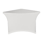 ZOWN XLCorner Table Stretch Cover White