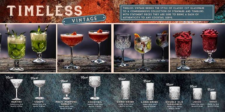 TIMELESS VINTAGE GLASSWARE