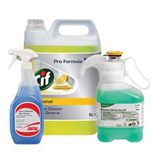 FRONT OF HOUSE CLEANING SUPPLIES