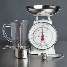 BAKING SCALES AND MEASURES