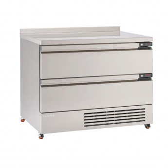 Foster FlexDrawer 2 Drawer Counter Fridge/Freezer with Upstand FFC6-2 - Click to Enlarge