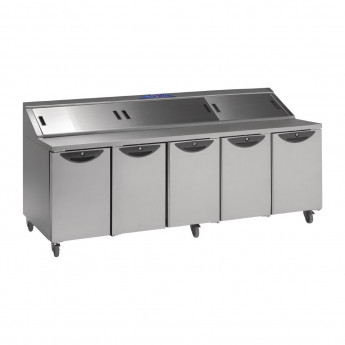 Williams Onyx Refrigerated Prep Counter 1137Ltr CPC5-SS - Click to Enlarge