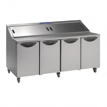 Williams Onyx 4 Door Refrigerated Prep Counter 835Ltr CPC4-SS - Click to Enlarge